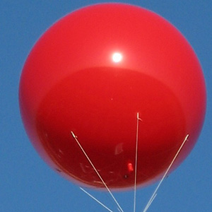 Ballon GEANT publicitaire gonflé à l'hélium