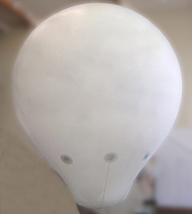 montgolfiere publicité aérienne gonflable hélium sans impression