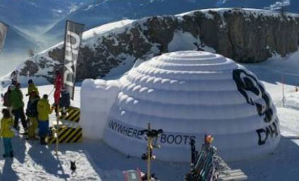 Dome Igloo gonflable publicitaire diamètre 4m