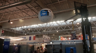 Ballon géant publicitaire pour salon ou foire diamètre 1.80 mètre